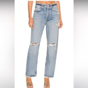 Agolde size 26 jeans. 90s jean. Button fly. Manufacturer Style No. A069D-1206